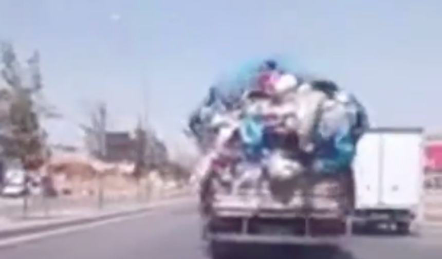 Gaziantep’te Trafikte Tehlike Görüntüler!
