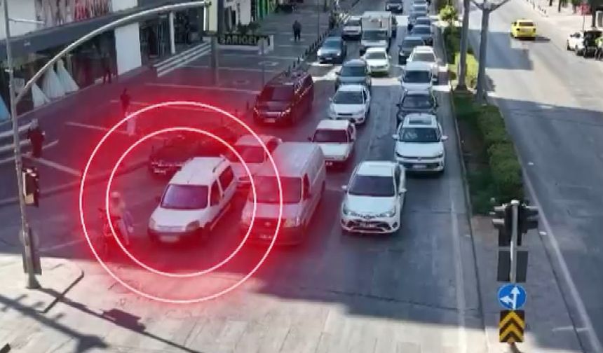 Gaziantep’te Hatalı Şerit Değiştirenler Yandı!