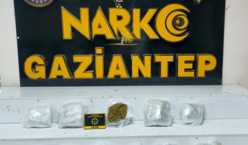 Gaziantep’te Yasaklı Madde Operasyonu