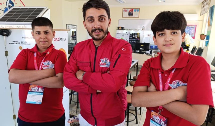 Gaziantep’ten Dünyaya Pedal Çeviren Öğrenciler: TEKNOFEST’te Finalde!