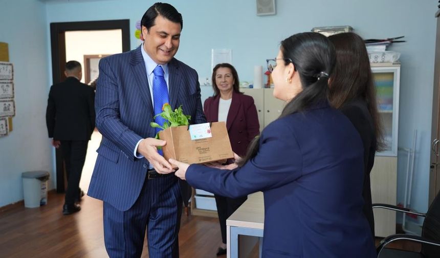 Başkan Yılmaz’dan Neşeli Ziyaret