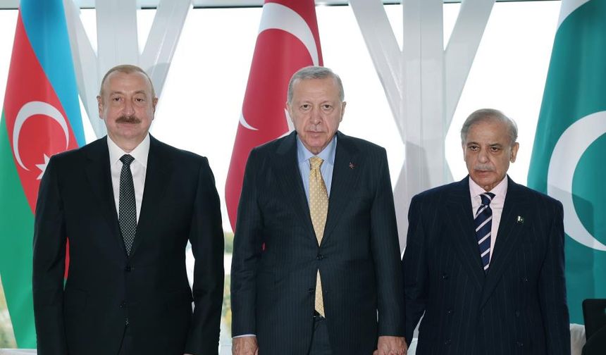Erdoğan, Aliyev ve Şerif Bakü’de Zirvede Buluştu