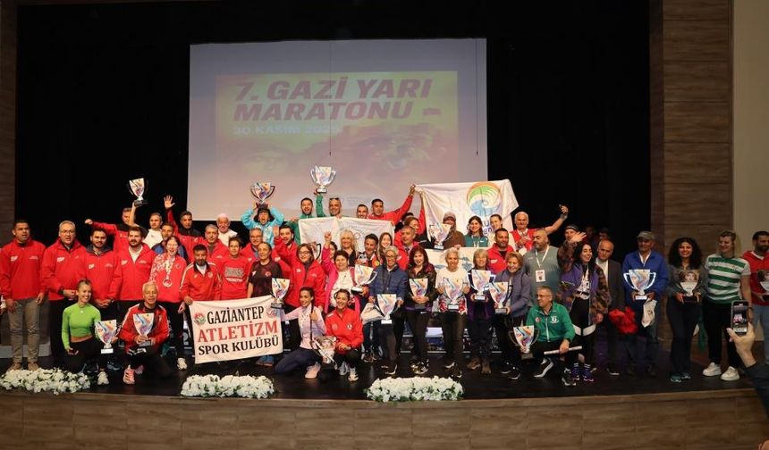 Gaziantep’te 7. Gazi Yarı Maratonu Rekorlarla Tamamlandı