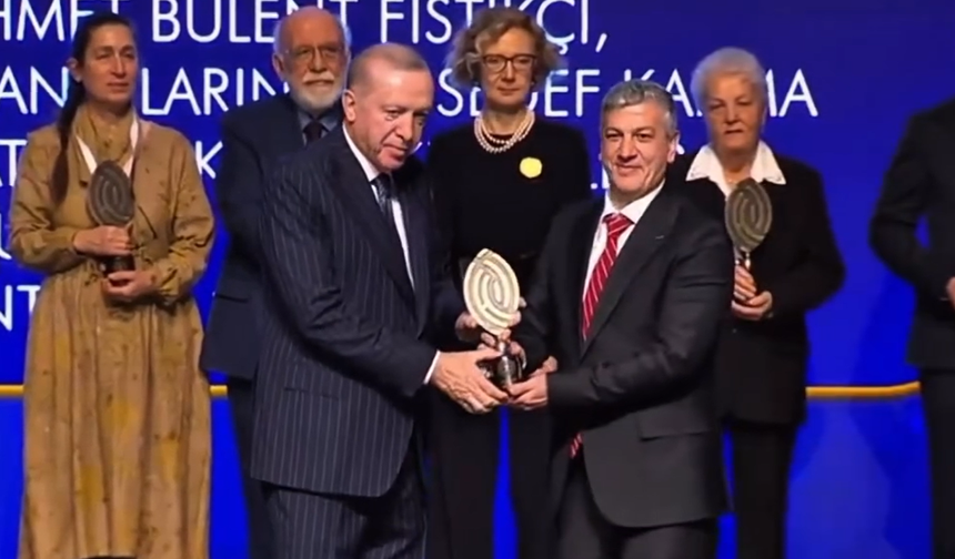 Cumhurbaşkanı Gaziantepli Ustayı Ödüllendirdi