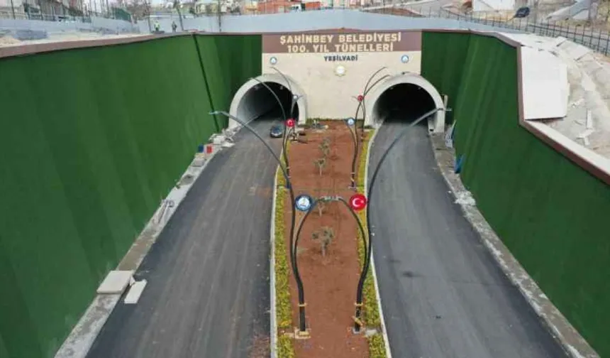 Şahinbey 100. Yıl Tünelleri Trafiğe Kapanıyor