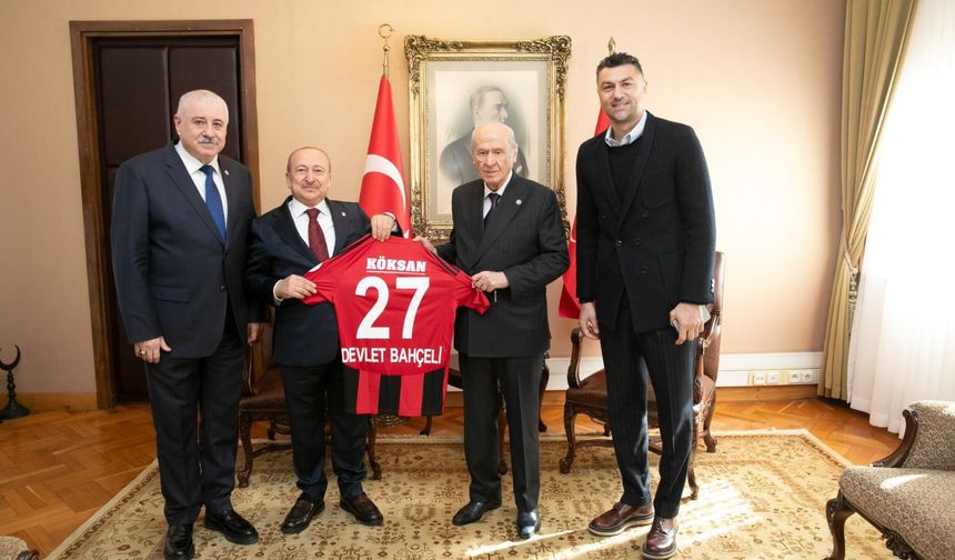 Gaziantep FK’dan Bahçeli’ye Sürpriz Ziyaret