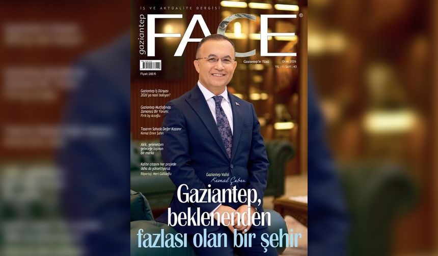 Kemal Çeber Face Dergisi Kapak Konuğu