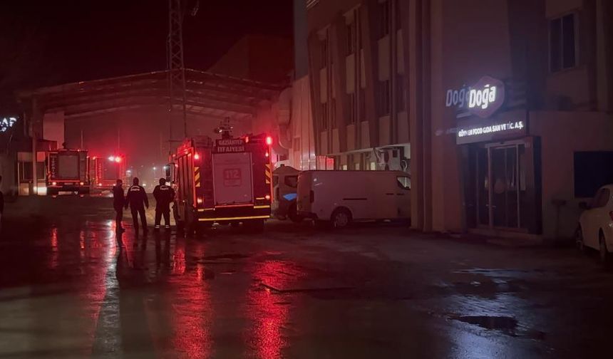 Gaziantep’te Fabrika Yangını: Ekipler Seferber Oldu
