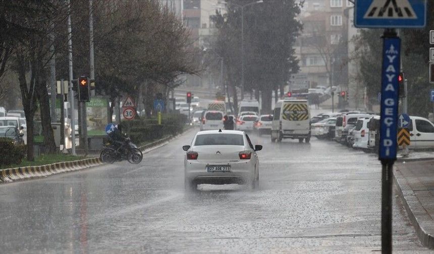 Gaziantep’e Kuvvetli Yağış Geliyor