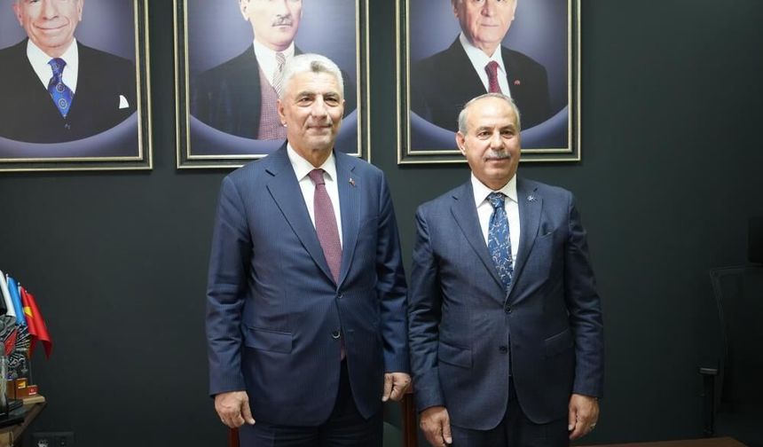 Bakan Ömer Bolat MHP Gaziantep İl Başkanlığı'nda