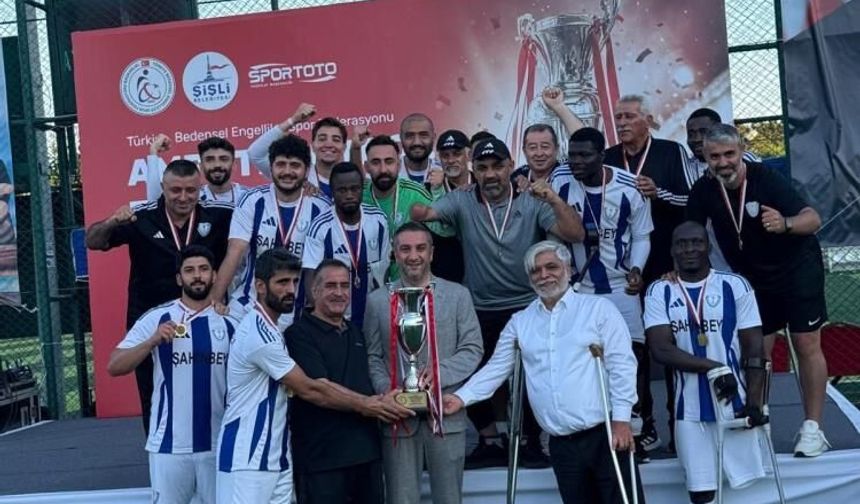 Şahinbey Ampute Futbol Takımı Tarih Yazdı