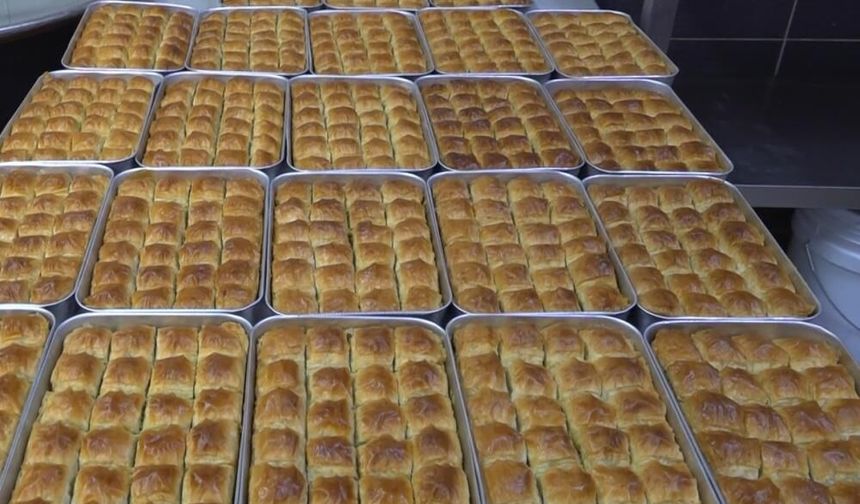 Gaziantep baklavasında ihracat yoğunluğu