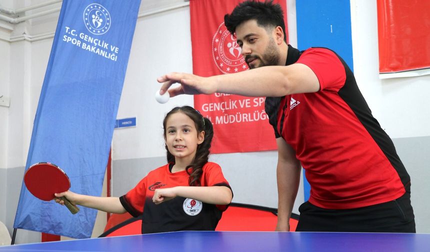 Gaziantep’te sporcu baba-kız hikâyesi