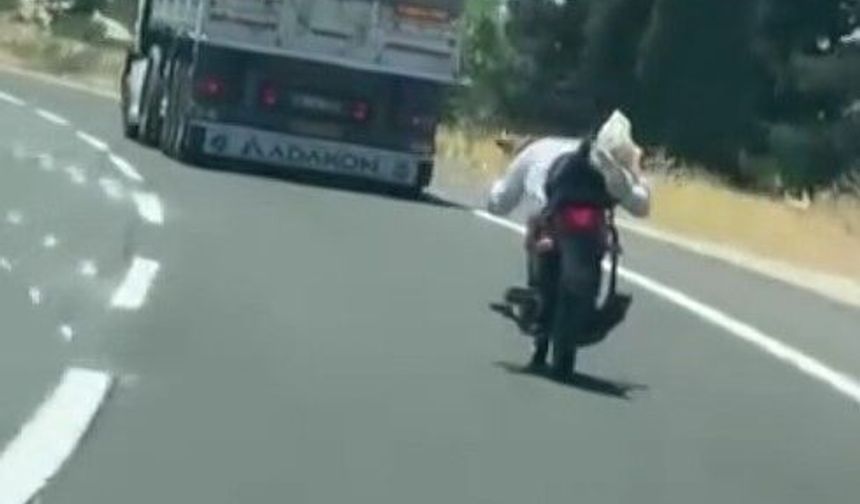 Trafikte canını hiçe saydı