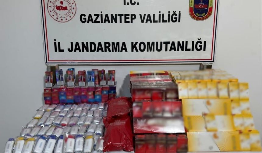 Gaziantep'te milyonluk kaçak ürün ele geçirildi