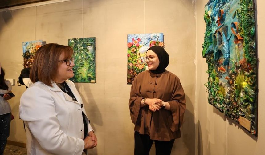 Sanatla birlikte çevre bilinci aşılandı