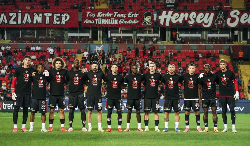 Gaziantep FK Zafer Bayramı'nı Unutmadı