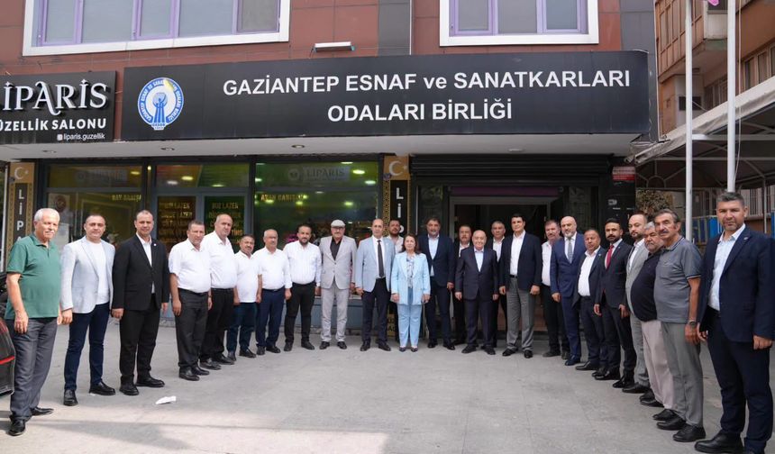 Başkan Umut Yılmaz GESOB’da Esnafla Bir Araya Geldi