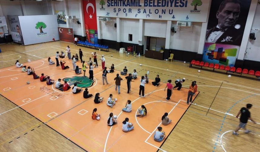 Çocuklar sporla güçleniyor