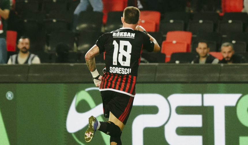 Gaziantep FK'da Sezonun İlk Golü Sorescu'dan