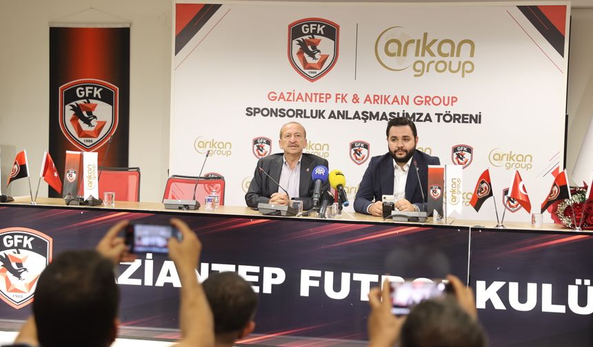 Gaziantep FK’da forma sponsoru belli oldu