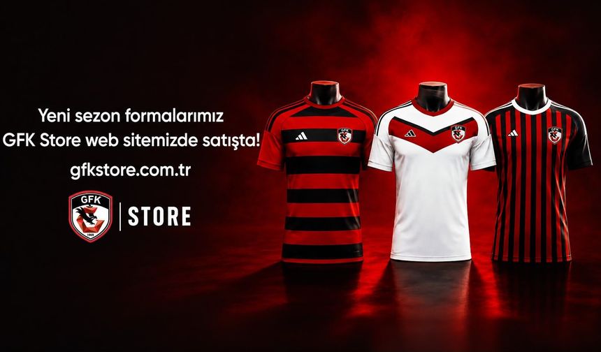 Gaziantep FK’nın yeni sezon formaları satışa çıktı