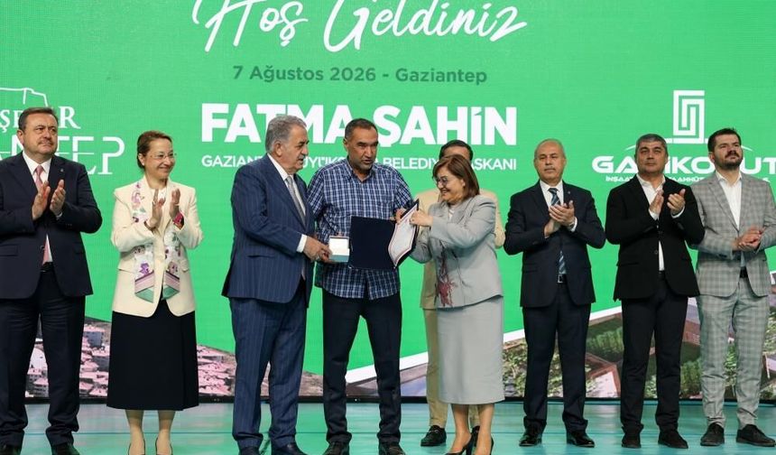 Gaziantep’te 5 bin konut için ilk adım atıldı