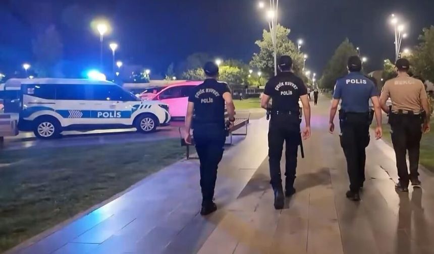 Gaziantep’te parklarda polis denetimi