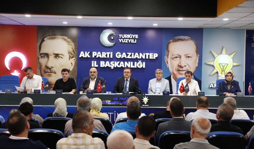 AK Parti’ye Geçen Gürban’dan İlk Toplantı