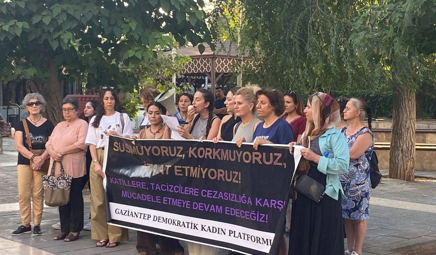 Gaziantep’te Kadınlardan Adalet Çağrısı