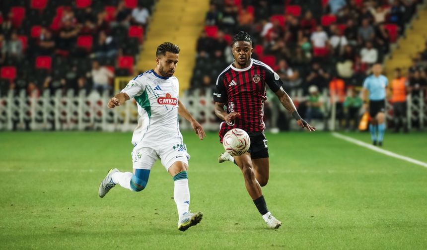 Gaziantep FK haftayı kayıpla kapattı