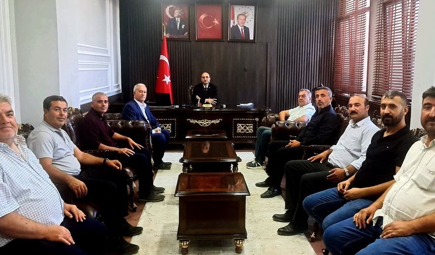 Araban Ziraat Odası'ndan Kaymakam Ceylan'a Ziyaret