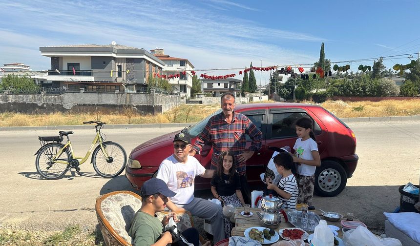 Çeber, bisiklet turunda gönül sofrasına konuk oldu