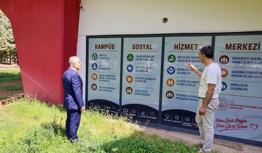 GAÜN'de Hizmet Merkezleri Yerinde İncelendi