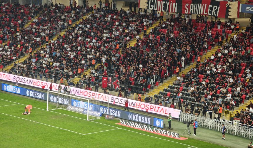 Gaziantep FK’ya Taraftardan Muhteşem Destek
