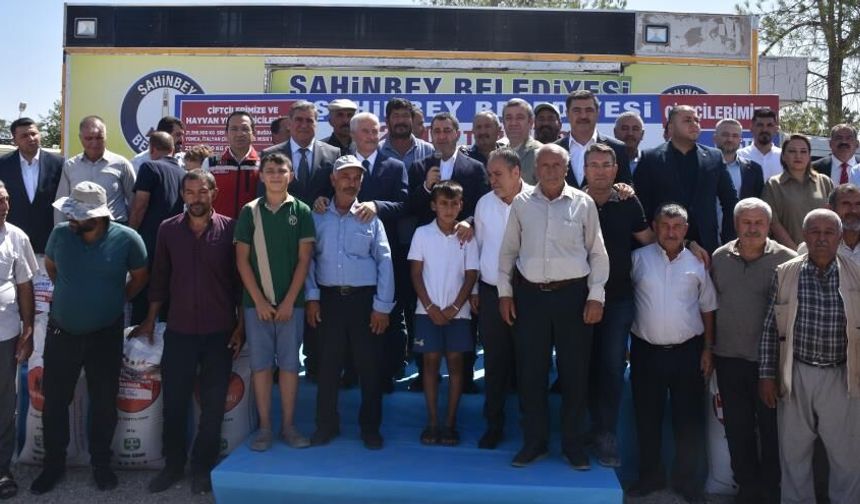 Gaziantep'te çiftçilerin beklediği destek geldi