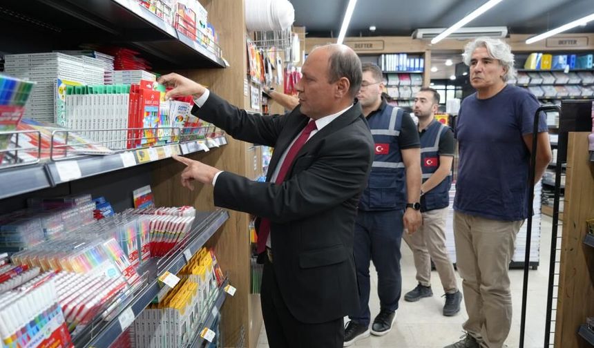 Gaziantep'te kırtasiye ürünlerine sıkı denetim