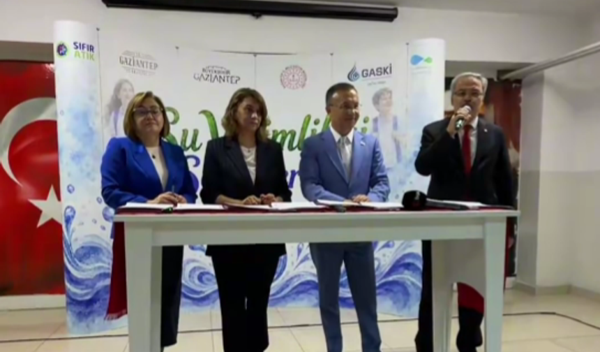 Gaziantep’te Su Tasarrufuna Ödüllü Proje