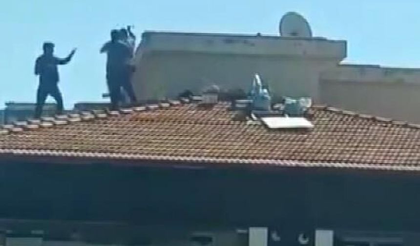 Gaziantep’te yürekleri ağza getiren kavga