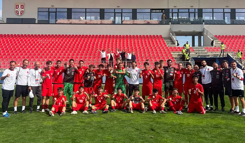U15 Millî Takımımız Sırbistan'da Şampiyon Oldu