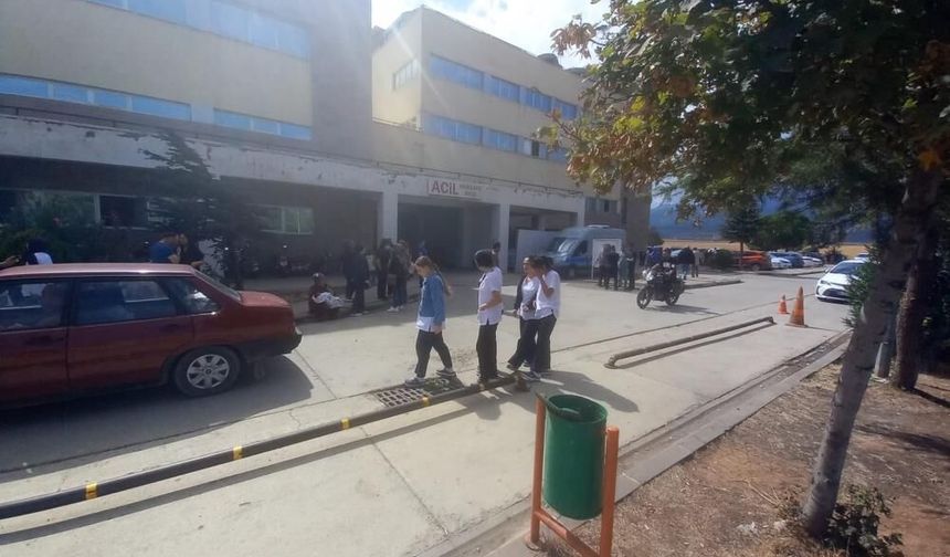 İslahiye Devlet Hastanesi'nde korkutan yangın