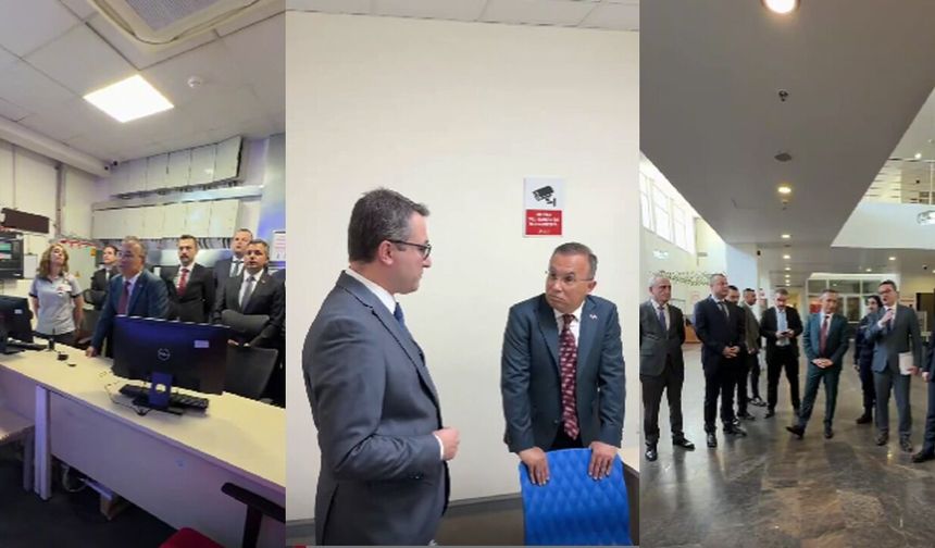 Vali &Ccedil;eber'den Geri G&ouml;nderme Merkezi'ne ziyaret