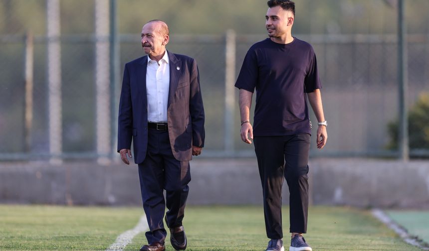 Başkan Yılmaz Antrenmanı Yakından Takip Etti