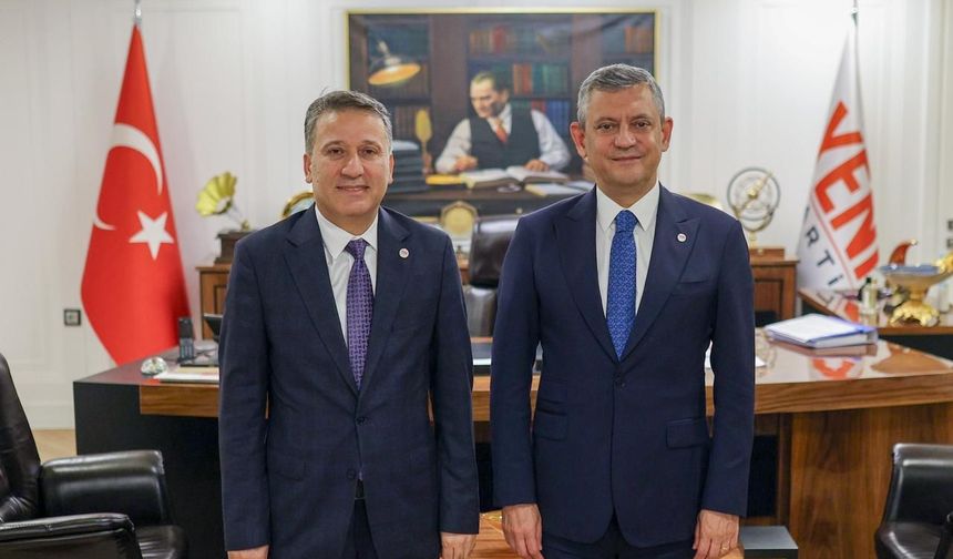 Özgür Özel Gaziantep İl Başkanı Güngen'i Kabul Etti