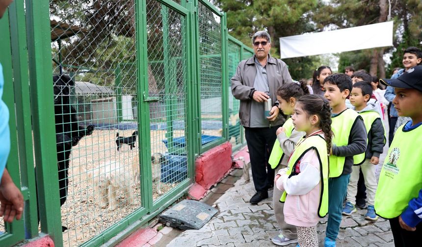 Gaziantep’te çocuklara hayvan sevgisi aşılandı