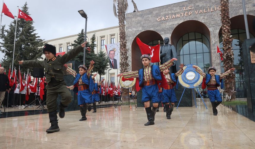 Gaziantep'te Cumhuriyet Bayramı coşkusu