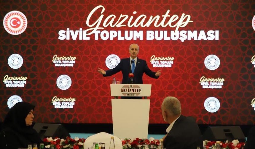 Numan Kurtulmuş Gaziantep'te STK'larla Buluştu