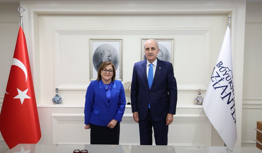 TBMM Başkanı Kurtulmuş Fatma Şahin İle Buluştu