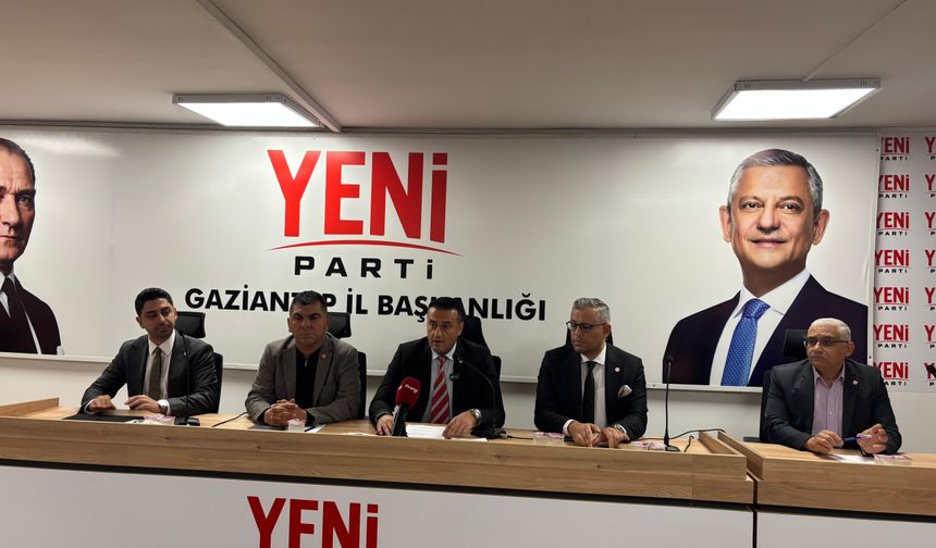 Yeni Parti Gaziantep'ten Halk TV Ve Kongre Açıklaması
