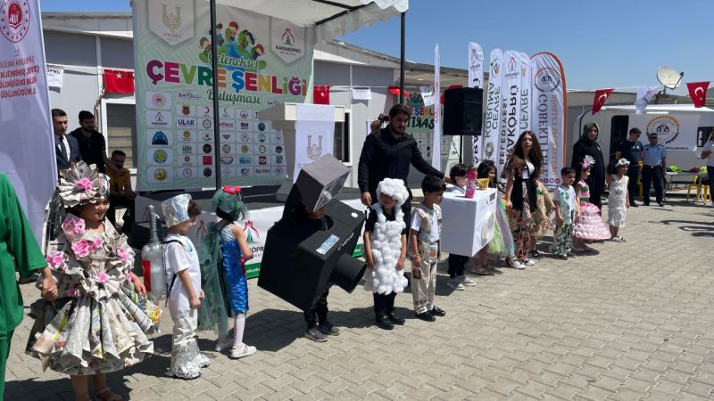 Deprem bölgesinde Dünya Çevre Günü kutlandı